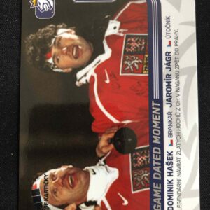 2018/2019 Moje Kartičky Reprezentace Base 89 Dominik Hašek, Jaromír Jágr