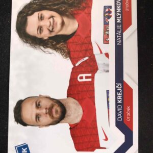 2021/2022 Moje Kartičky Reprezentace Base 91 David Krejčí, Natálie Mlýnková