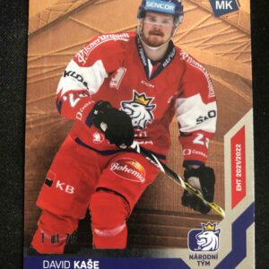 2021/2022 Moje Kartičky Reprezentace Bronze 7 David Kaše Paralel /70