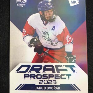 2022/2023 Moje Kartičky Reprezentace Draft Prospect Double Side Rainbow DP-3 Jakub Dvořák Inzert v