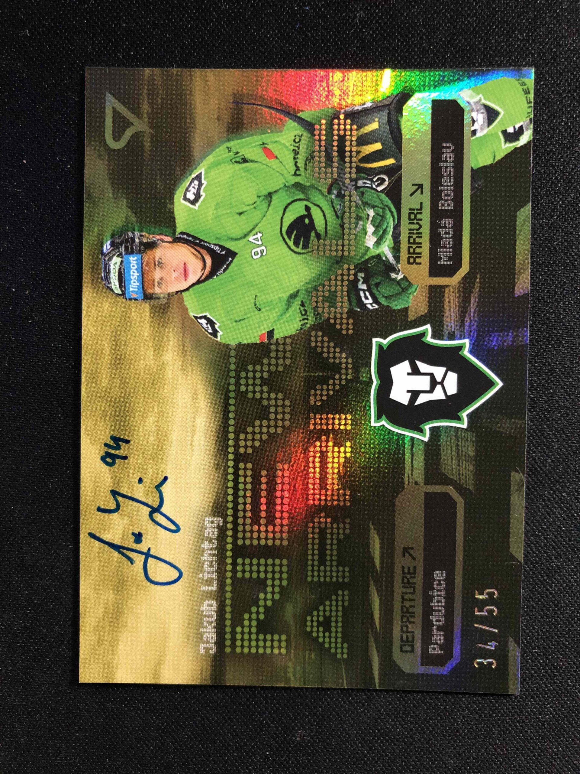 2025/2026 Sportzoo Serie 2 New Arrivals Gold AUTO NAS-LI Jakub Lichtag AUTO 34/55