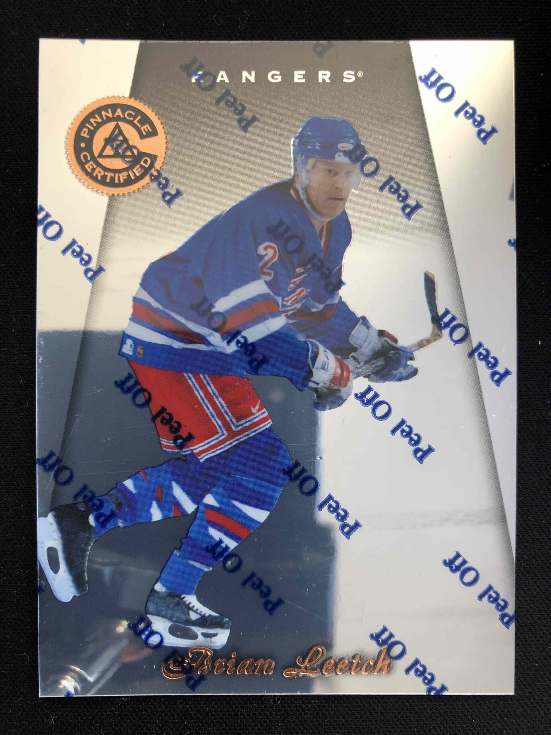 1997/1998 Pinnacle Certified Base 36 Brian Leetch