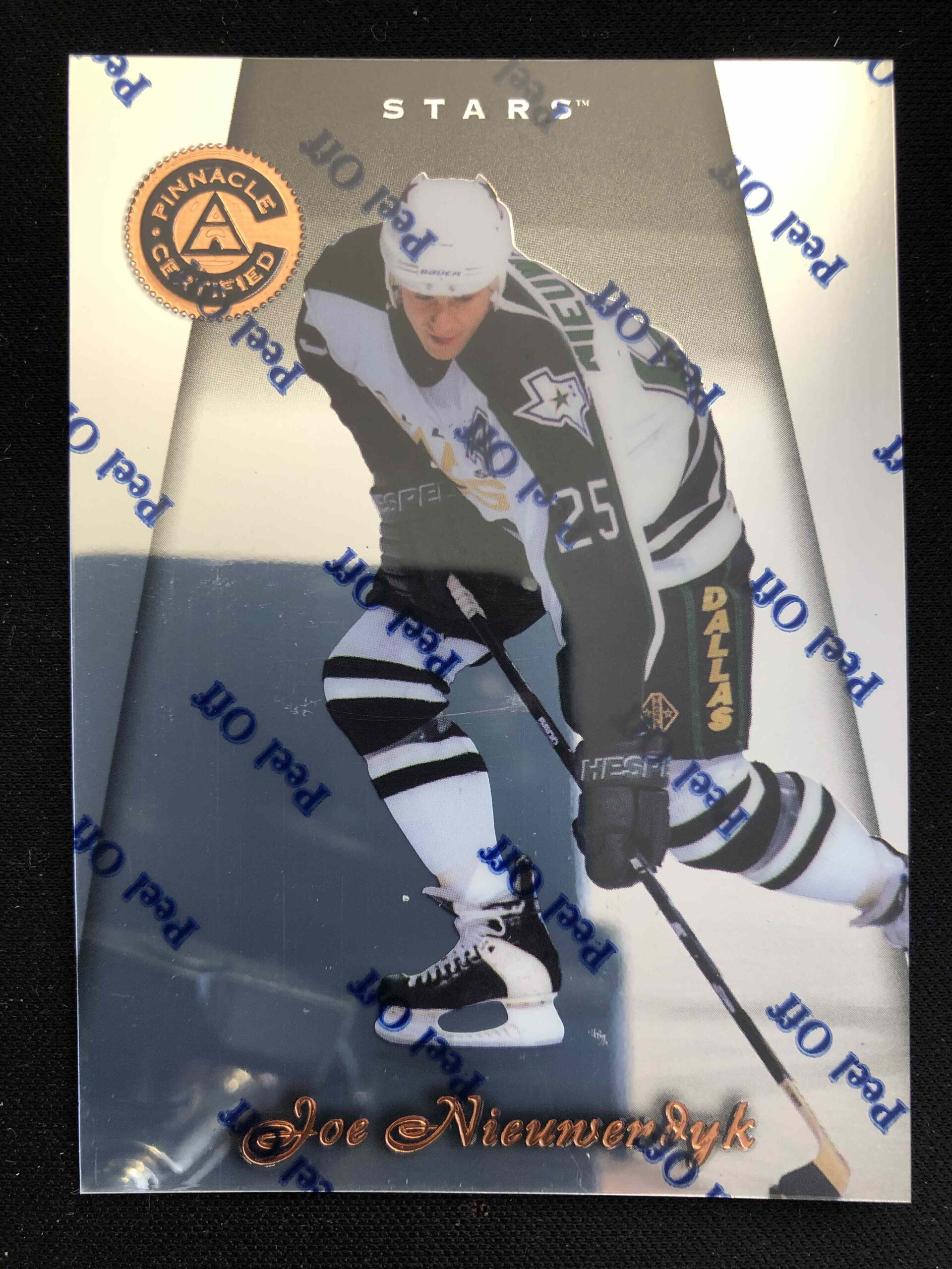 1997/1998 Pinnacle Certified Base 76 Joe Nieuwendyk