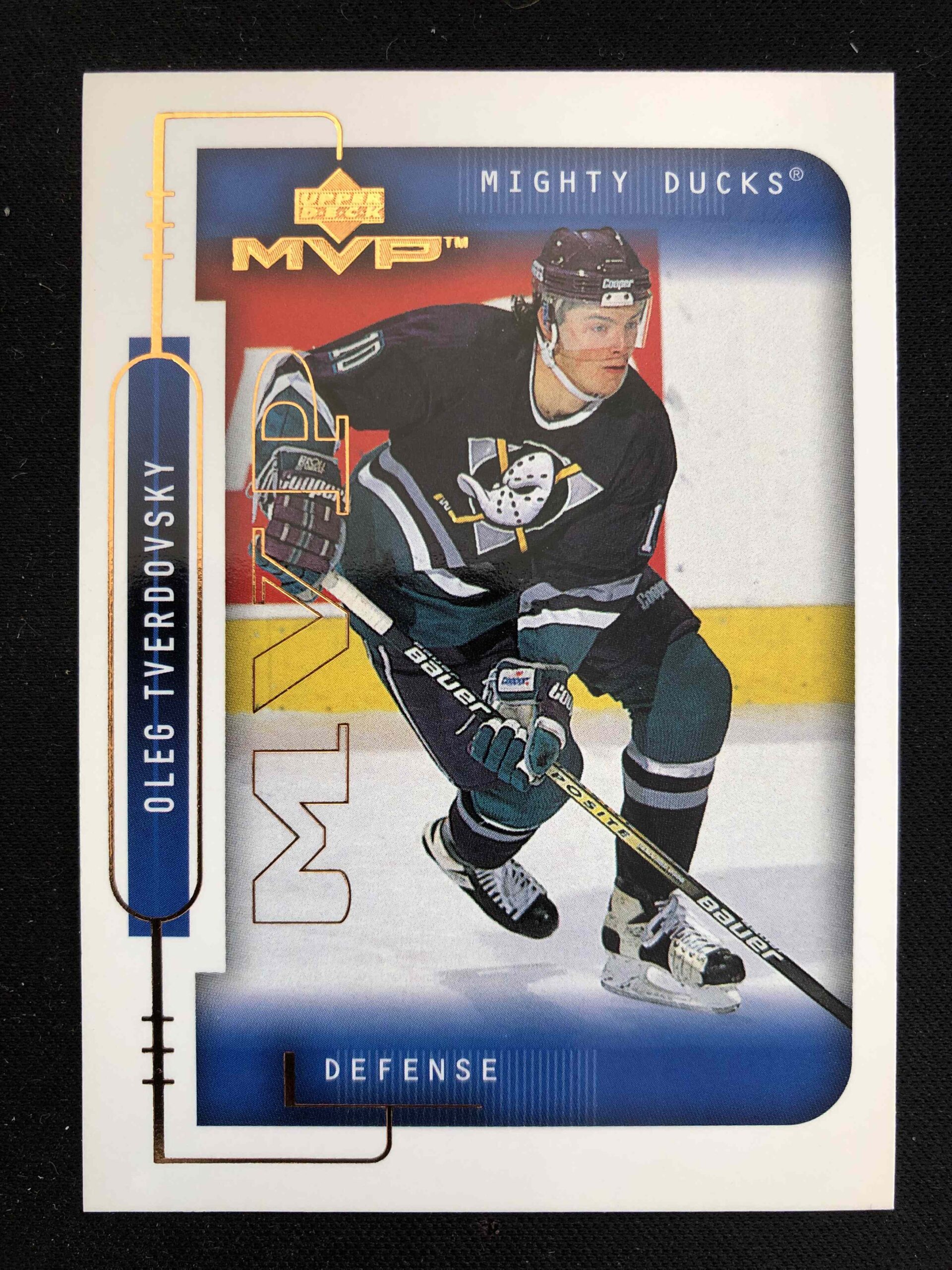 1999/2000 Upper Deck MVP Base 9 Oleg Tverdovsky