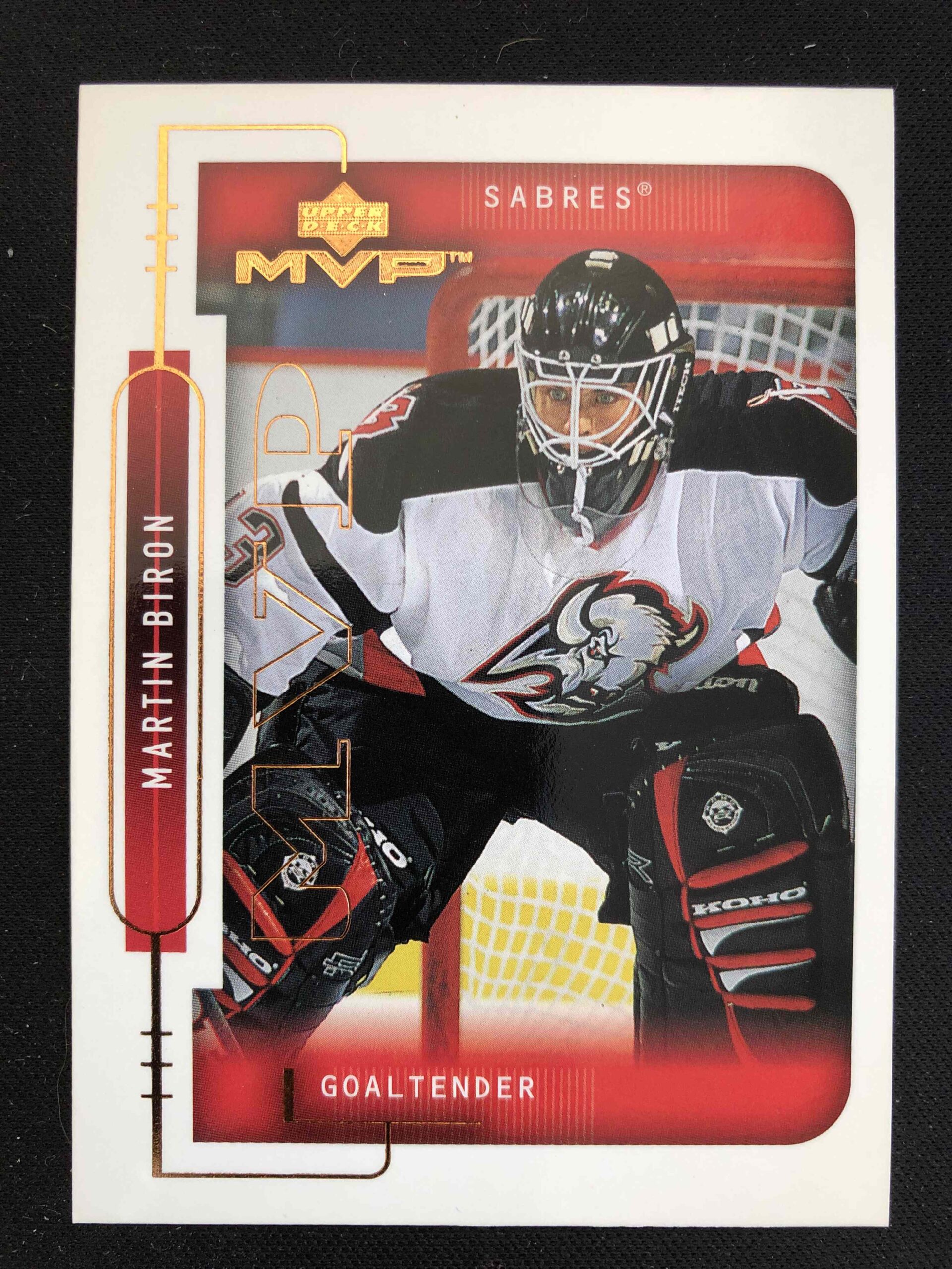 1999/2000 Upper Deck MVP Base 25 Martin Biron