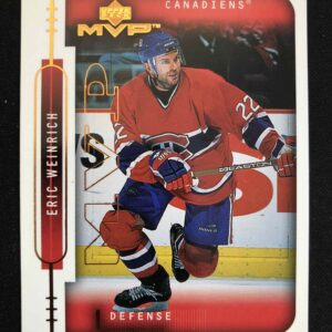 1999/2000 Upper Deck MVP Base 103 Eric Weinrich