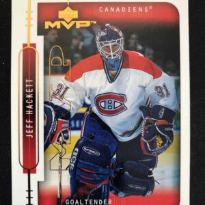 1999/2000 Upper Deck MVP Base 104 Jeff Hackett