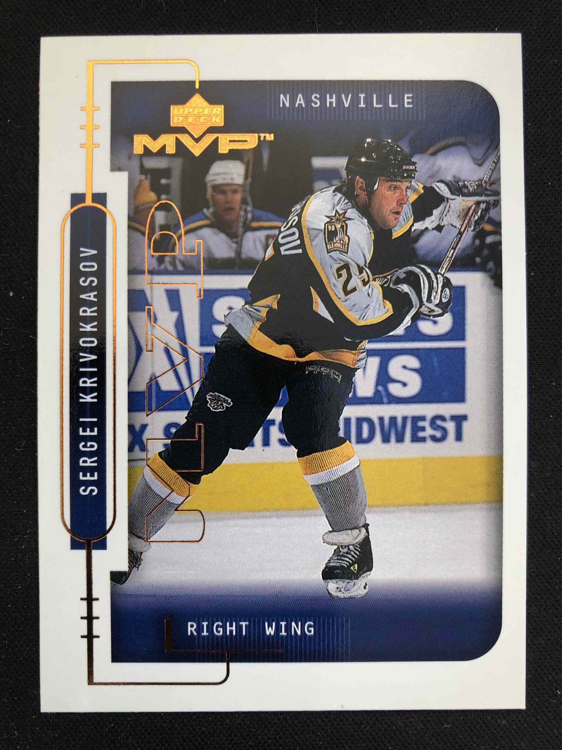 1999/2000 Upper Deck MVP Base 109 Sergei Krivokrasov
