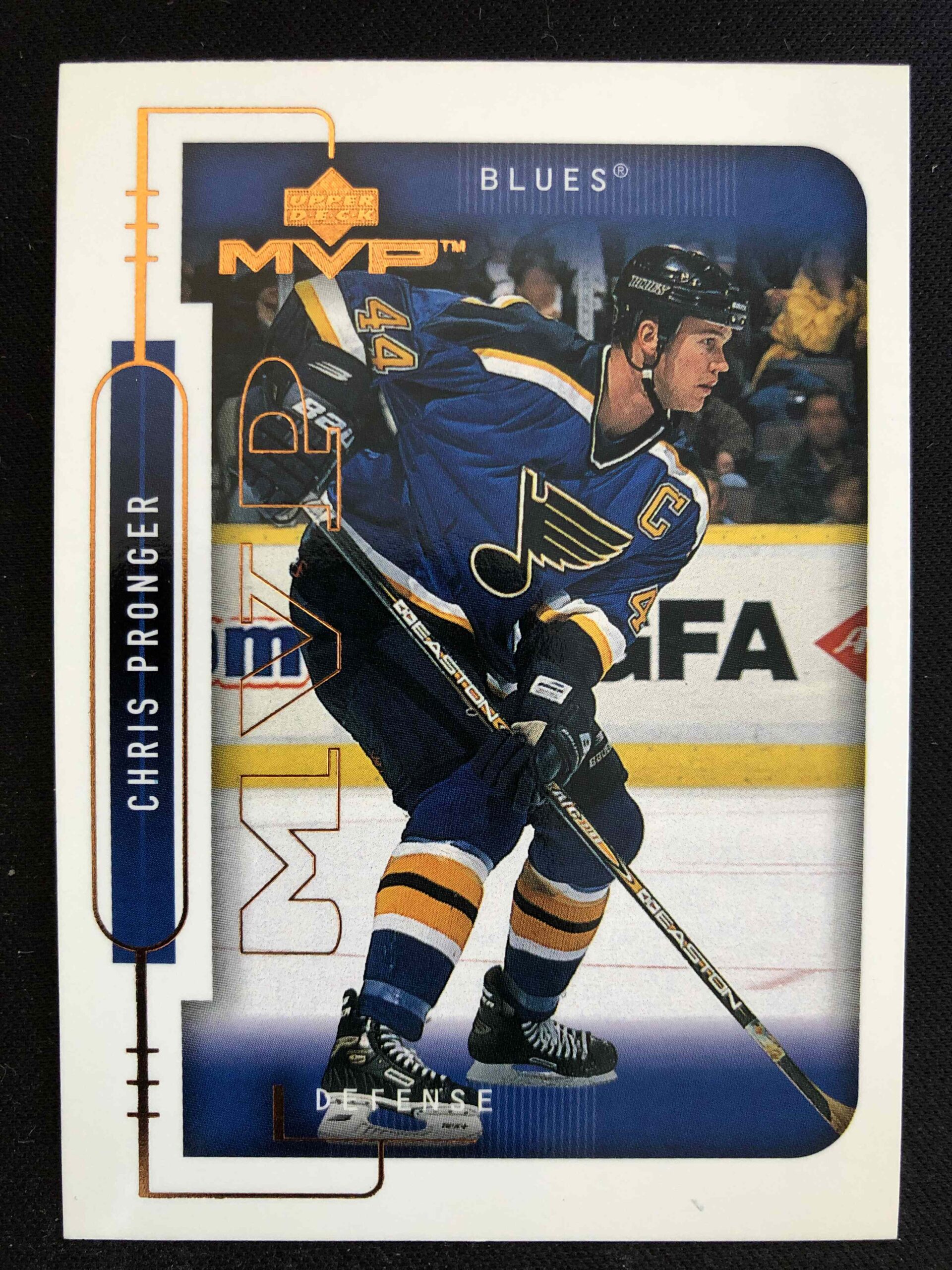 1999/2000 Upper Deck MVP Base 186 Chris Pronger