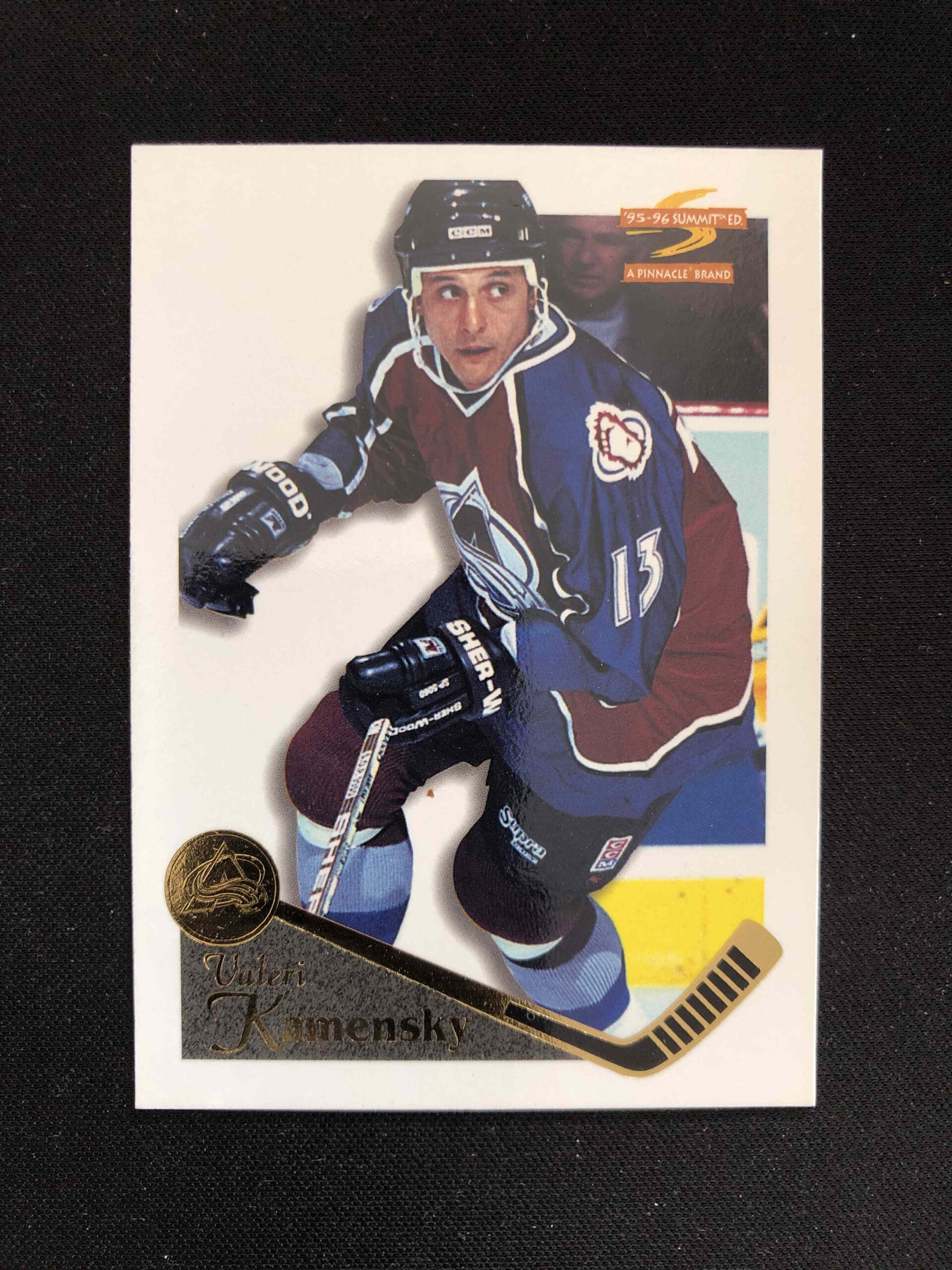 1995/1996 Pinnacle Score Summit Base 6 Valeri Kamensky