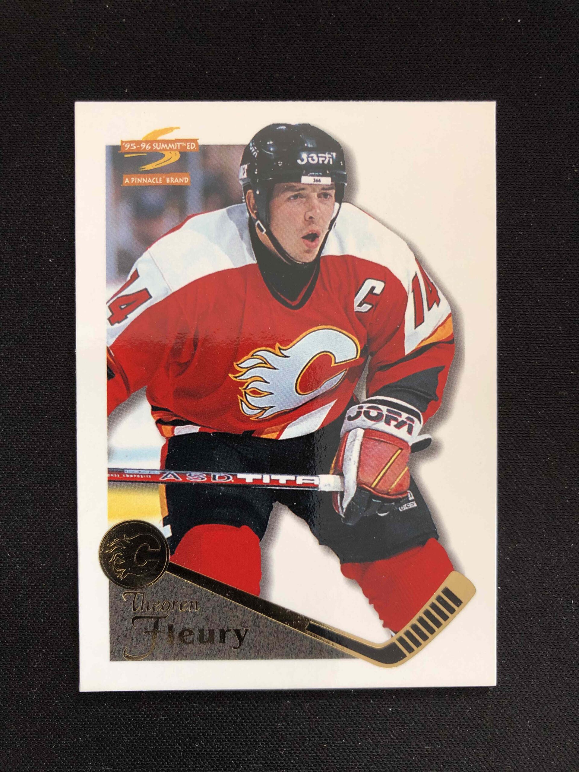 1995/1996 Pinnacle Score Summit Base 8 Theoren Fleury