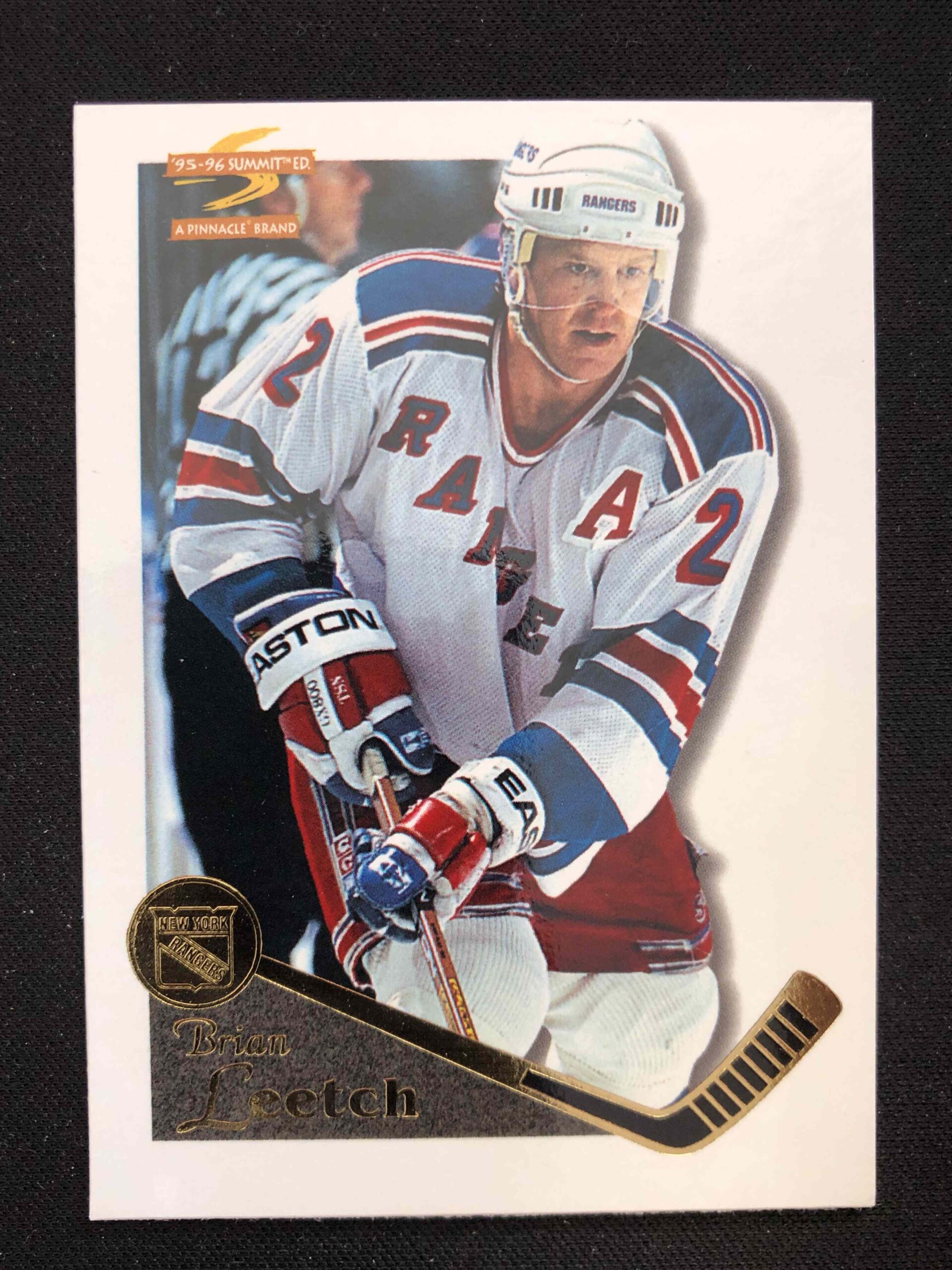 1995/1996 Pinnacle Score Summit Base 23 Brian Leetch