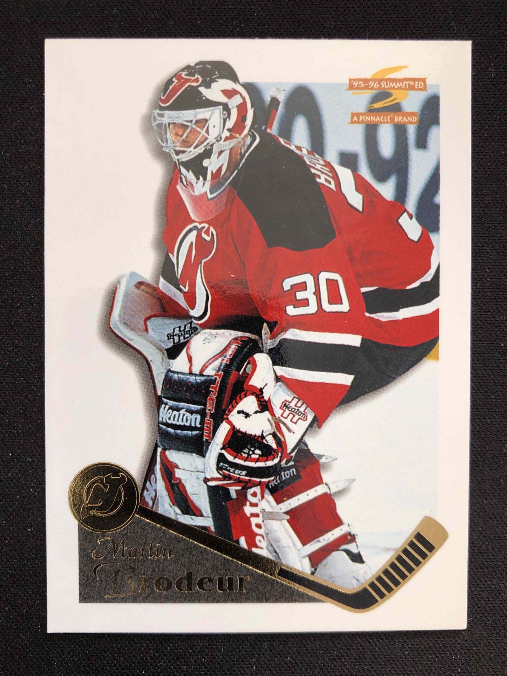 1995/1996 Pinnacle Score Summit Base 27 Martin Brodeur