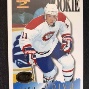 1995/1996 Pinnacle Score Summit Base 186 Saku Koivu