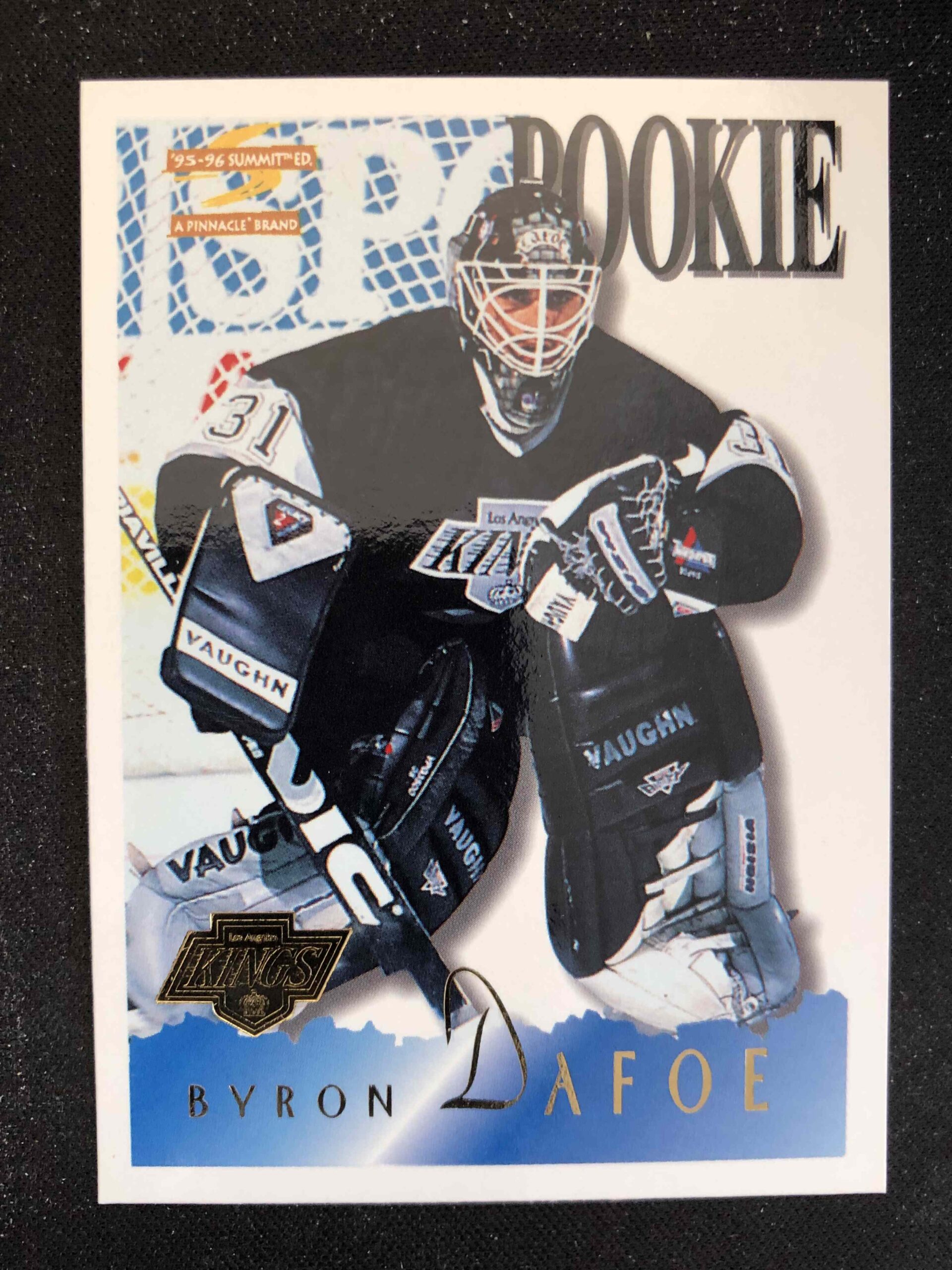 1995/1996 Pinnacle Score Summit Base 192 Byron Dafoe