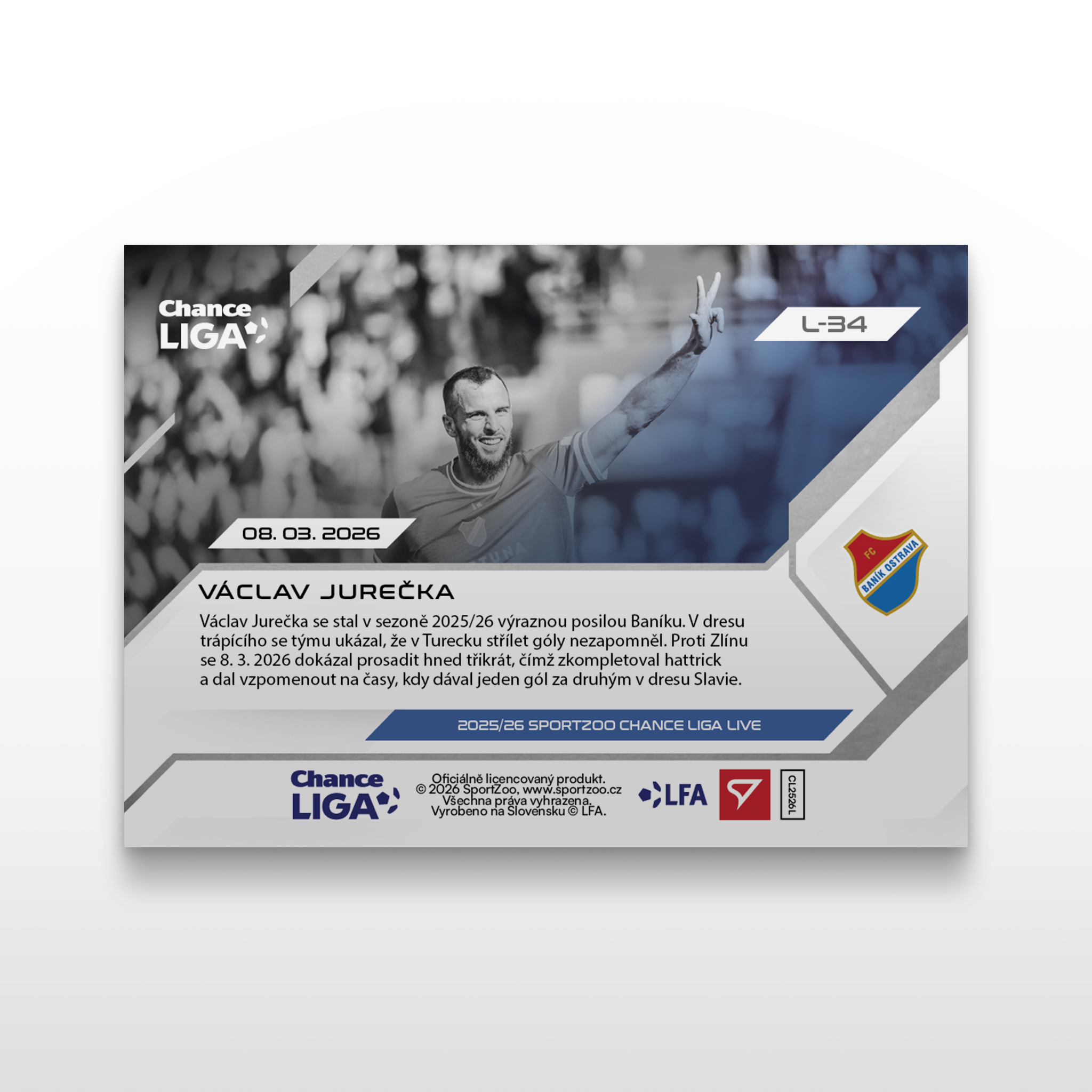 2025/2026 Sportzoo Live Base L-34 Václav Jurečka /XXX - Obrázek 2