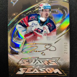 2025/2026 Sportzoo Play Off Stars of the Season Golden Script SS-06 Roman Červenka Inzert 21/50