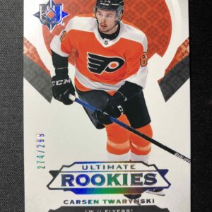 2019/2020 Upper Deck Ultimate Collection Ultimate Rookies 152 Carsen Twarynski Inzert 274/299