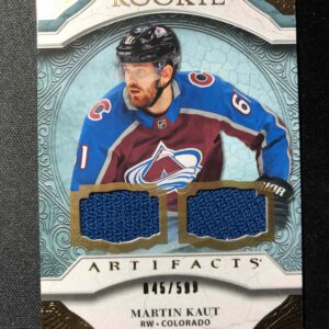 2020/2021 Upper Deck Artifacts Gold Material 161 Martin Kaut Jersey 045/599