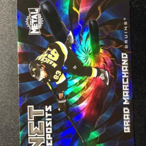 2020/2021 Upper Deck Skybox Metal Universe Net Deposits ND-18 Brad Marchand Inzert