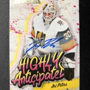 2023/2024 Upper Deck Credentials Highly Anticipated HA-23 Jiri Patera AUTO