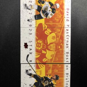 2022/2023 Upper Deck Extended 1997 Collector Choice Commemorative Tier 1 David Pastrňák Inzert