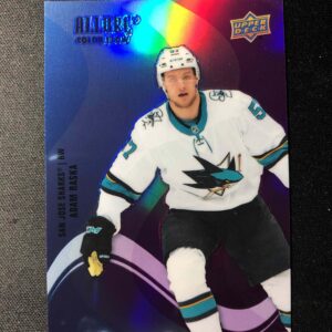 2022/2023 Upper Deck Allure Color Flow - Blue Purple SF-23 Adam Raška Inzert