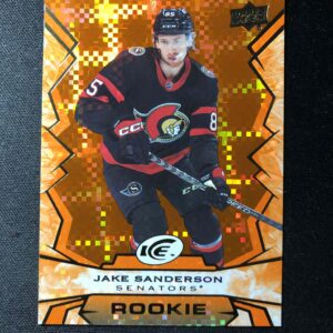2022/2023 Upper Deck Ice Orange 108 Jake Sanderson Paralel