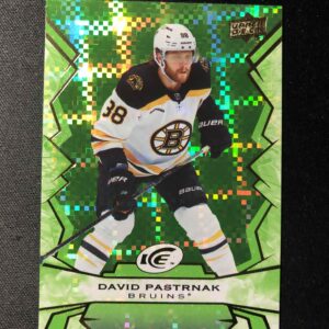 2022/2023 Upper Deck Ice Green 85 David Pastrňák Paralel