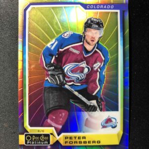 2018/2019 Upper Deck OPC Platinum Rainbow Color Wheel 146 Peter Forsberg Paralel