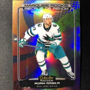 2022/2023 Upper Deck OPC Platinum Rainbow Color Wheel Marquee Rookie 271 Adam Raška Paralel