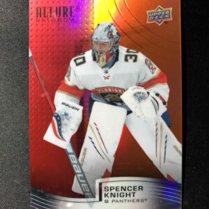 2021/2022 Upper Deck Allure Rainbow - Red Orange R-17 Spencer Knight Inzert