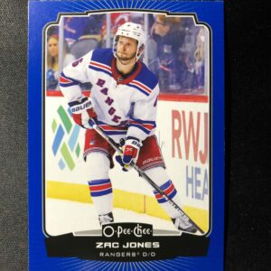2022/2023 Upper Deck O-Pee-Chee Blue Border 477 Zac Jones Paralel