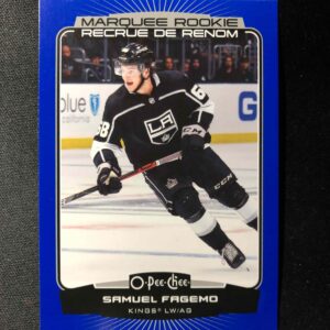 2022/2023 Upper Deck O-Pee-Chee Blue Border Marquee Rookie 546 Samuel Fagemo Paralel