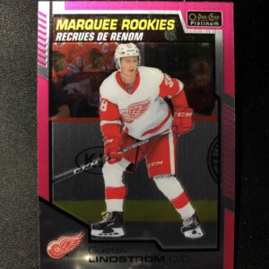 2020/2021 Upper Deck OPC Platinum Matte Pink Marquee Rookie 182 Gustav Lindstrom Paralel
