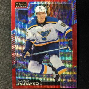 2020/2021 Upper Deck OPC Platinum Red Surge 45 Colton Parayko Paralel