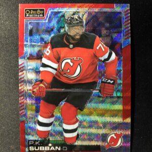 2020/2021 Upper Deck OPC Platinum Red Surge 54 P.K. Subban Paralel