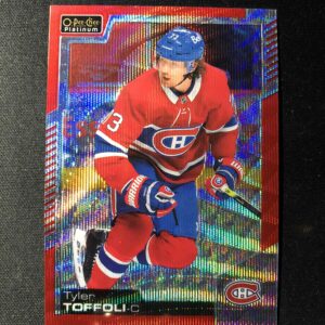 2020/2021 Upper Deck OPC Platinum Red Surge 98 Tyler Toffoli Paralel