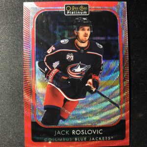 2021/2022 Upper Deck OPC Platinum Red Surge 89 Jack Roslovic Paralel
