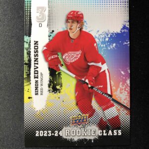 2023/2024 Upper Deck Series 1 2023/2024 Rookie Commemorative Class CC-9 Simon Edvinsson Inzert