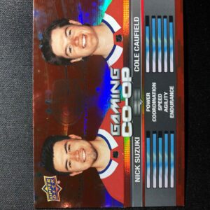2024/2025 Upper Deck Series 1 Gaming Co-Op CGO-24 Nick Suzuki, Cole Caufield Inzert