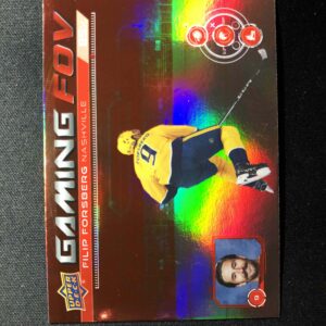 2024/2025 Upper Deck Series 1 Gaming FOV GFOV-16 Filip Forsberg Inzert