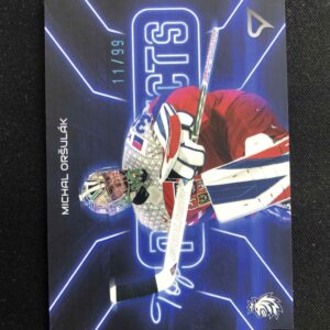 2026 Sportzoo Hokejové Česko Top Prospects Neon Blue TP-02 Michal Oršulák Inzert 11/99