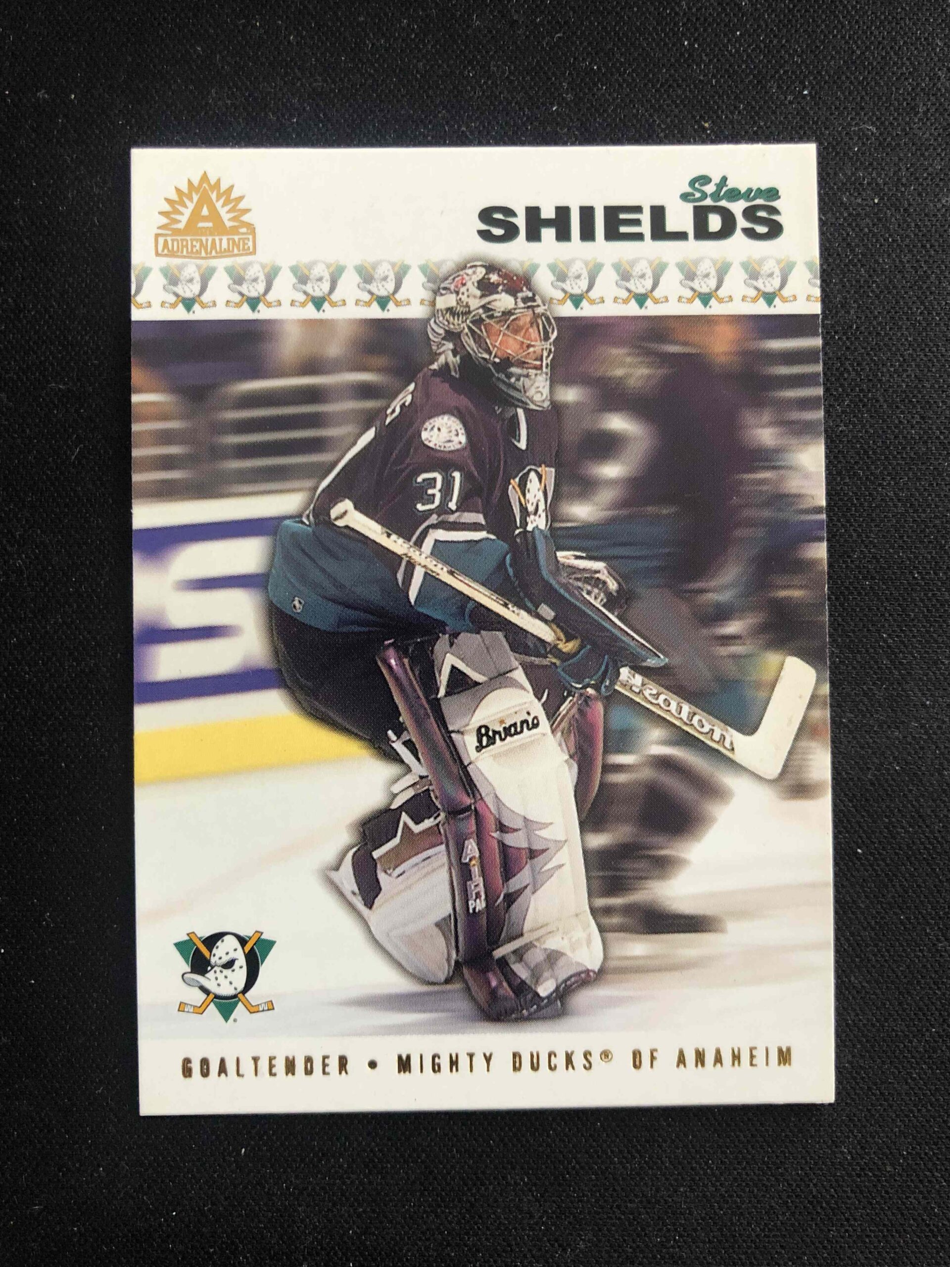 2001/2002 Pacific Adrenaline Base 5 Steve Shields
