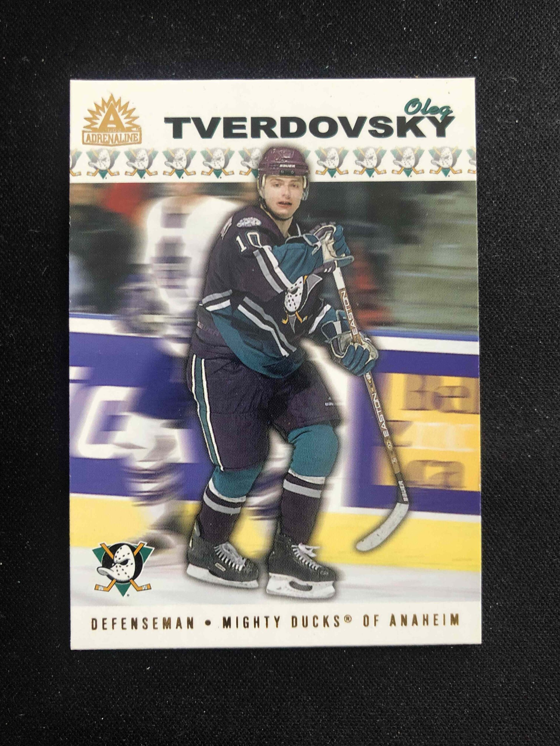2001/2002 Pacific Adrenaline Base 6 Oleg Tverdovsky