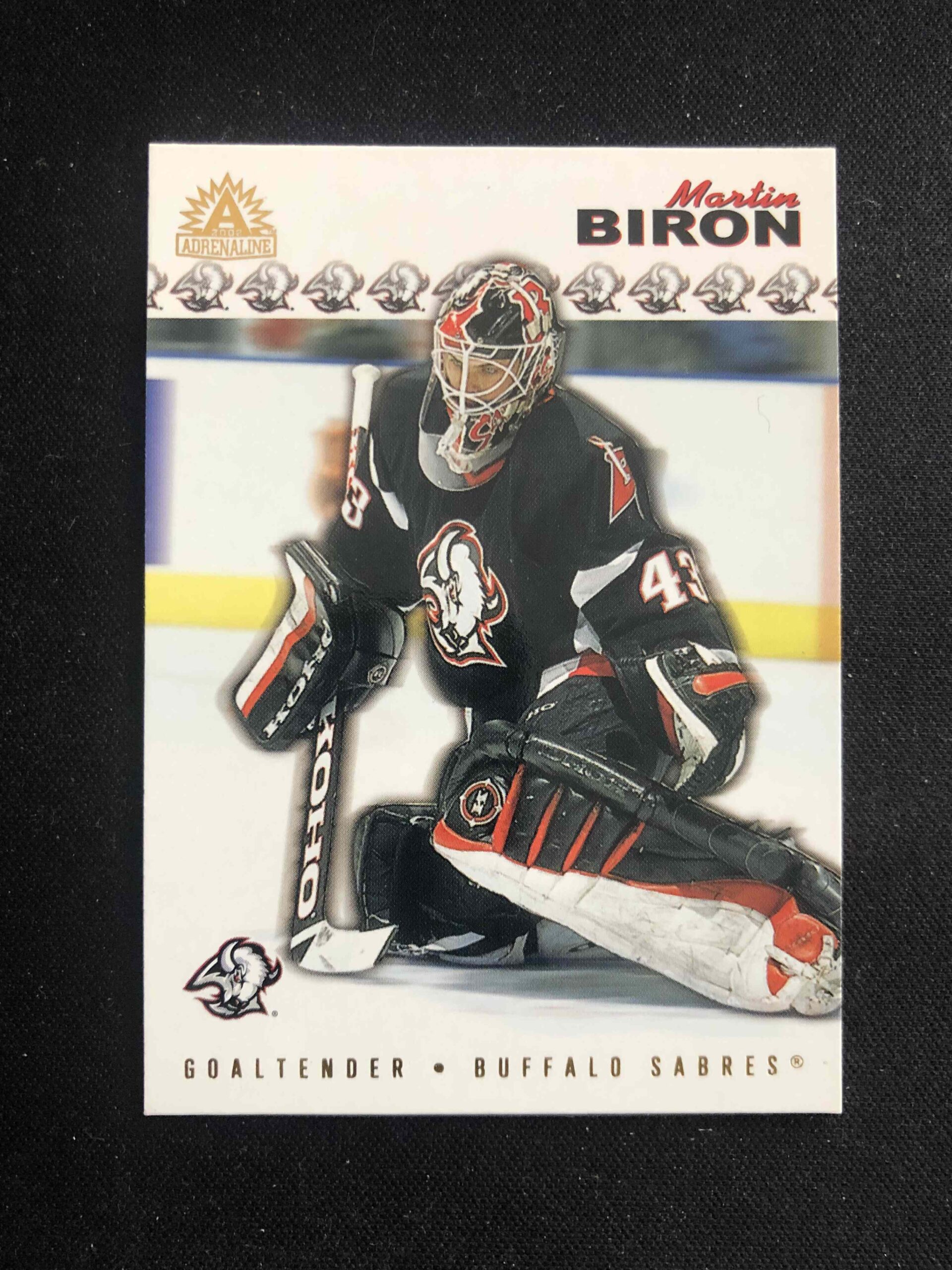 2001/2002 Pacific Adrenaline Base 19 Martin Biron