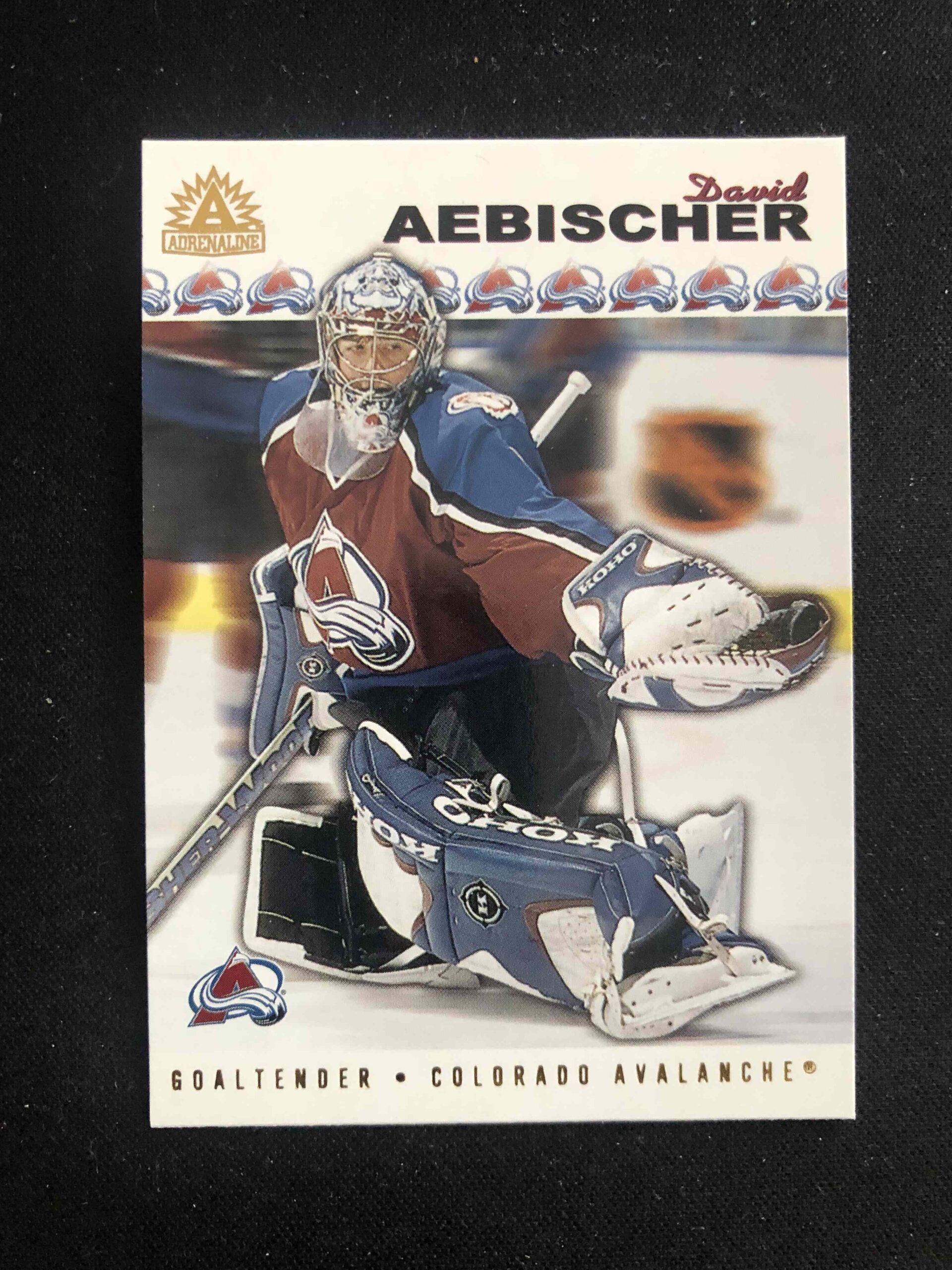 2001/2002 Pacific Adrenaline Base 44 David Aebischer