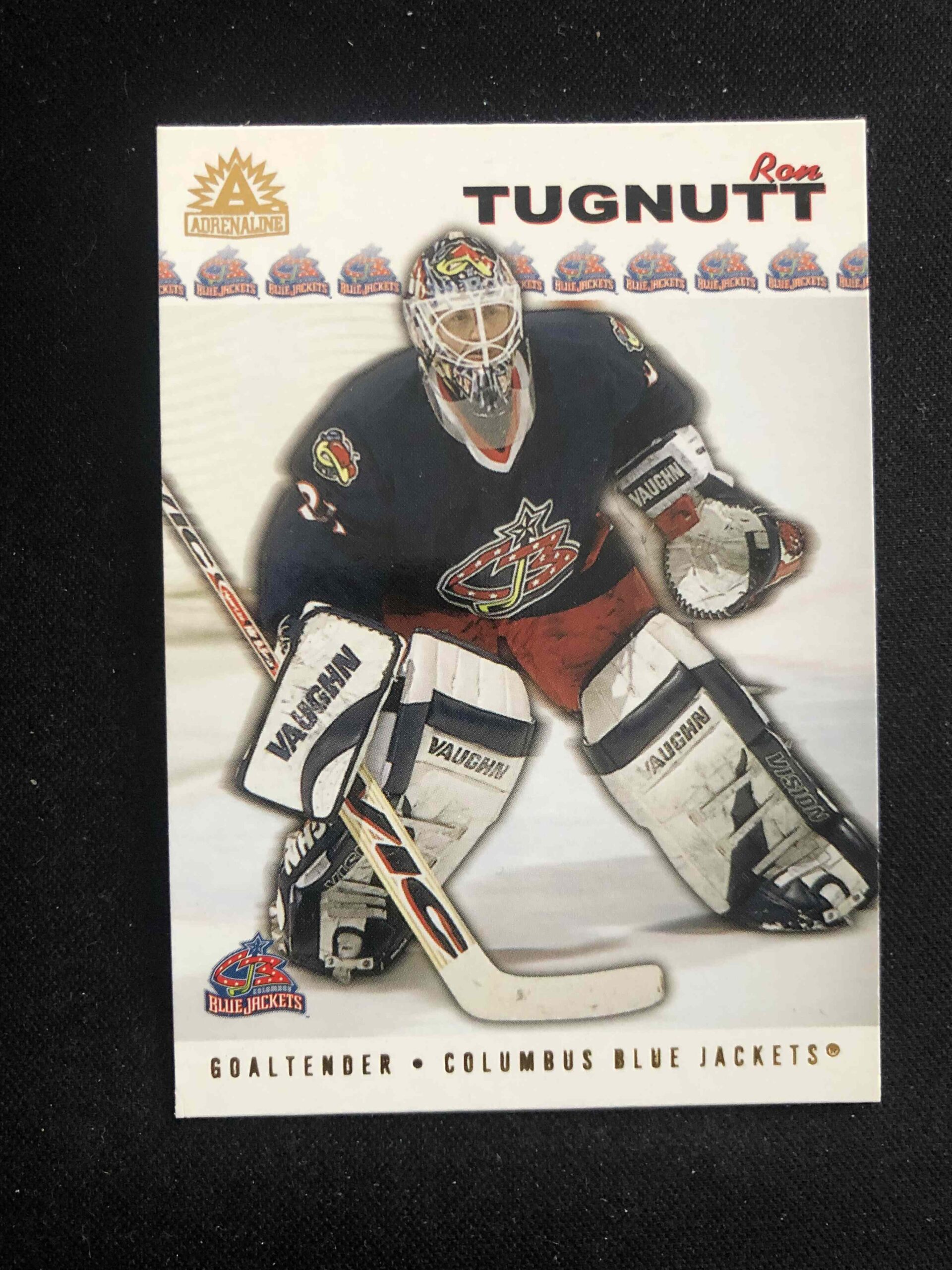 2001/2002 Pacific Adrenaline Base 56 Ron Tugnutt