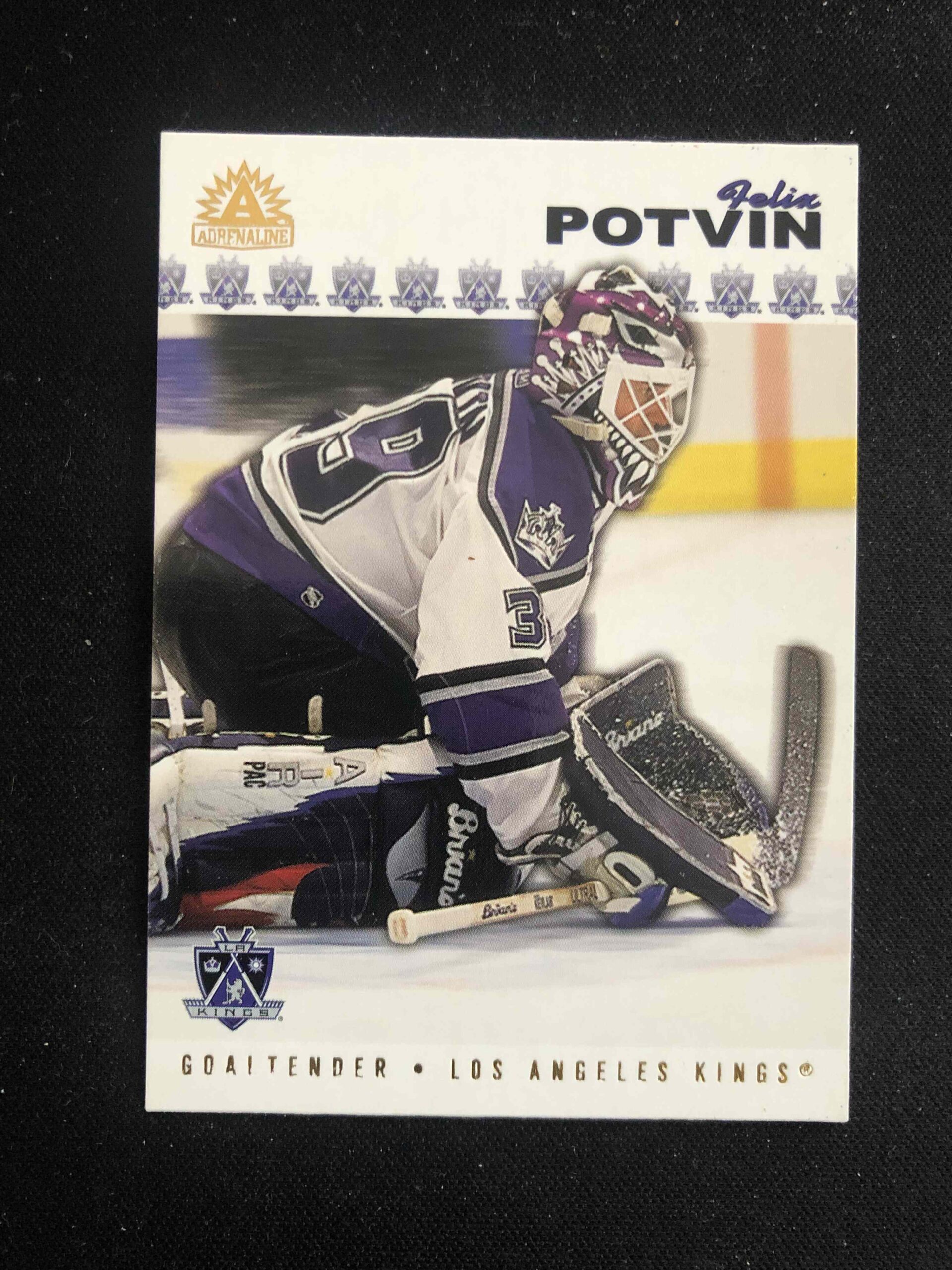 2001/2002 Pacific Adrenaline Base 88 Felix Potvin