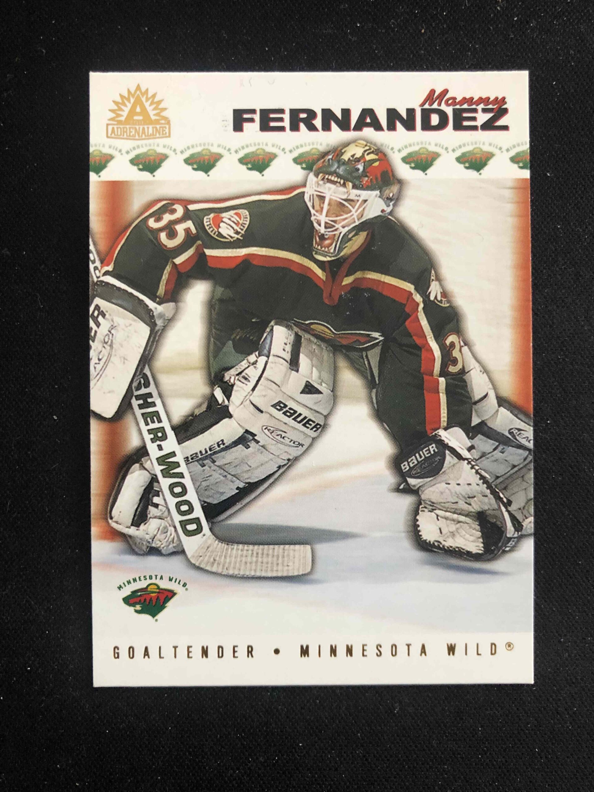 2001/2002 Pacific Adrenaline Base 91 Manny Fernandez